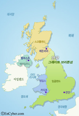 스코틀랜드 지도(영국)